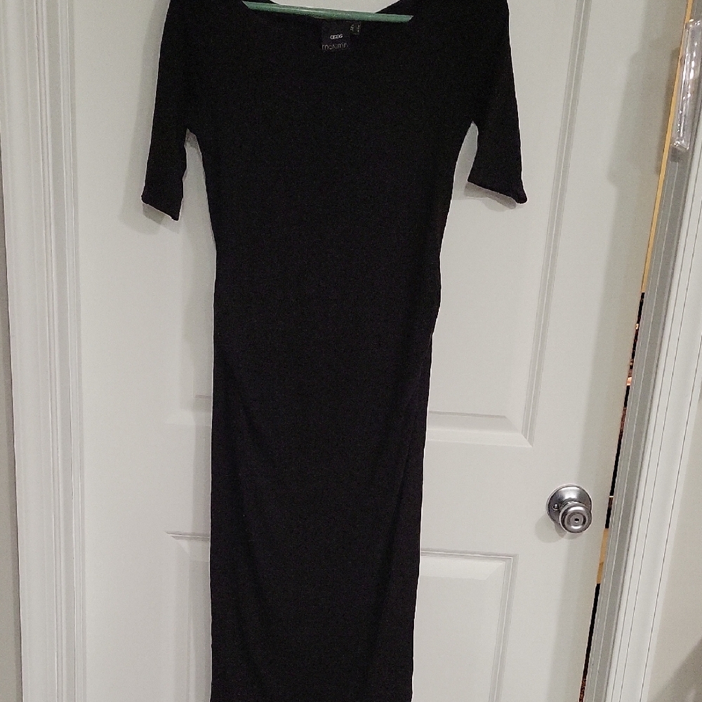 ASOS Black Maxi Bodycon Dress